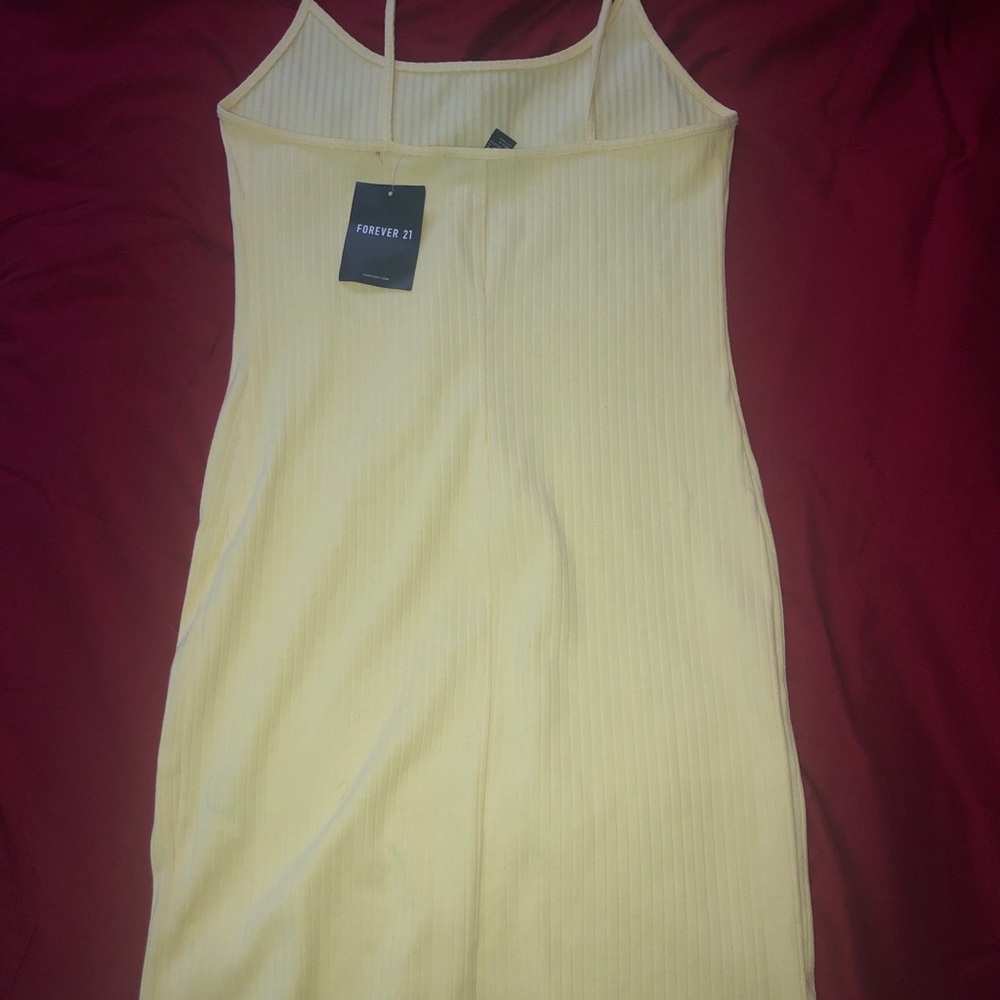 YELLOW BODYCON DRESS
